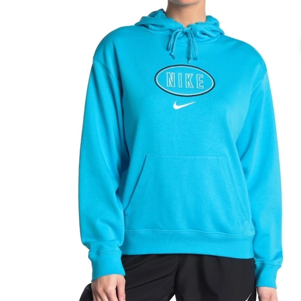 Nike Blue Varsity Front Pocket Hoodie